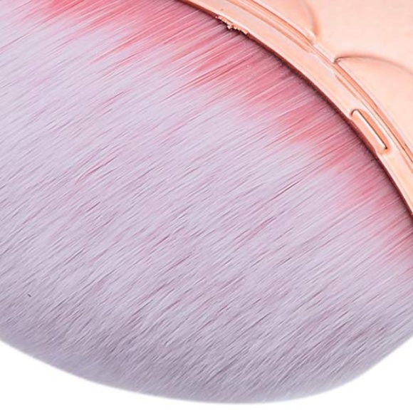 Cute Metallic Rose Gold Mermaid Fish Make Up Brush - Picture 4 of 4